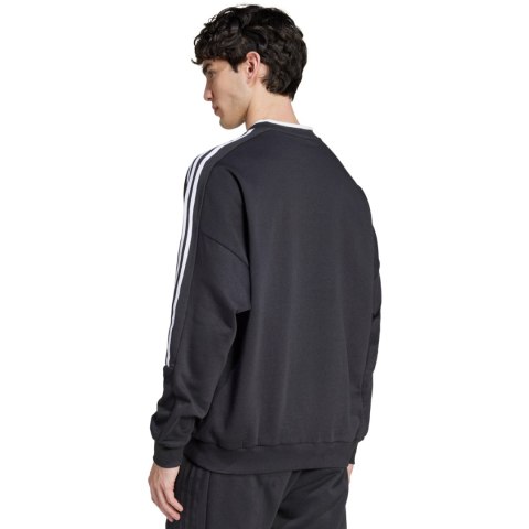 Bluza męska adidas House of Tiro Fleece czarno-biała IW0172 Adidas Bluza męska adidas House of Tiro Fleece czarno-biała IW0172 Adidas