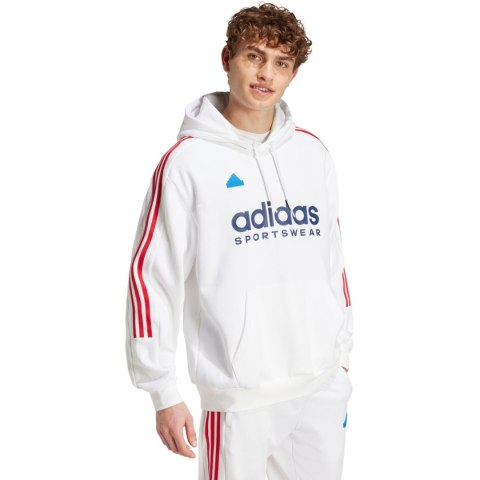 Bluza męska adidas House of Tiro Nations Pack biała IY4528 Adidas Bluza męska adidas House of Tiro Nations Pack biała IY4528 Adidas