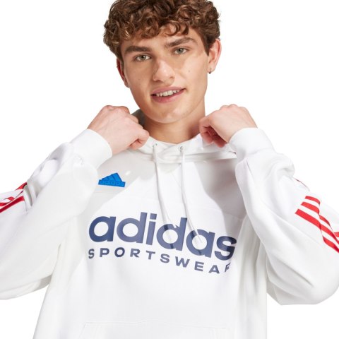 Bluza męska adidas House of Tiro Nations Pack biała IY4528 Adidas Bluza męska adidas House of Tiro Nations Pack biała IY4528 Adidas