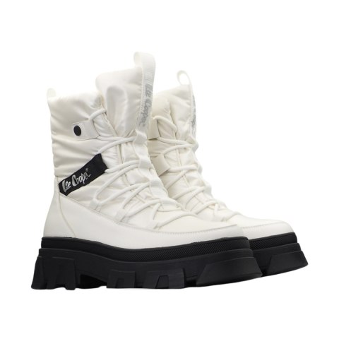 Buty damskie Lee Cooper białe LCJ-24-47-3142LA Lee Cooper Buty damskie Lee Cooper białe LCJ-24-47-3142LA Lee Cooper