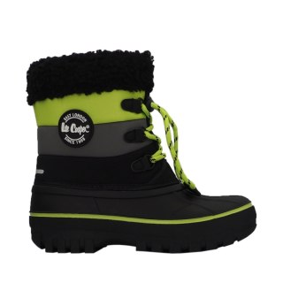 Buty dla dzieci Lee Cooper czarno-limonkowe LCJ-24-44-2856K Lee Cooper