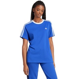 Koszulka damska adidas Essentials 3-Stripes Tee niebieska IY1701 Adidas