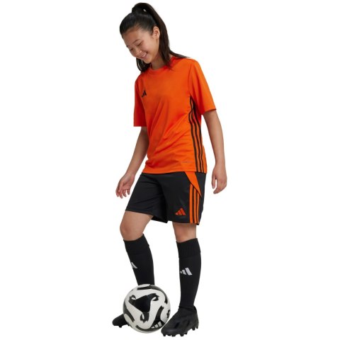 Koszulka dla dzieci adidas Tabela 23 Jersey pomarańczowo-czarna JJ1157 Adidas teamwear