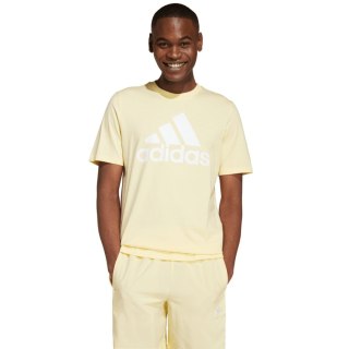 Koszulka męska adidas Essentials Single Jersey Big Logo Tee żółta IX0135 Adidas