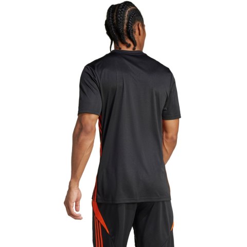 Koszulka męska adidas Tabela 23 Jersey czarno-pomarańczowa JI8826 Adidas teamwear