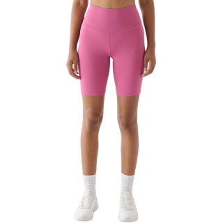 Legginsy damskie krótkie 4F F012 ciemny róż 4FWAW24TFSTF012 53S 4F