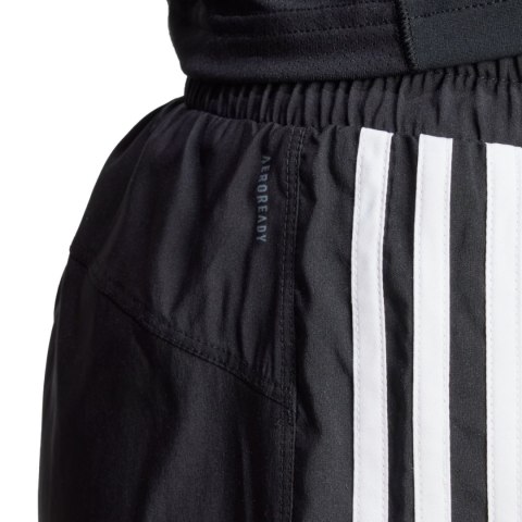 Spodenki damskie adidas Pacer Training 3-Stripes Woven High-Rise czarne IT7760 Adidas