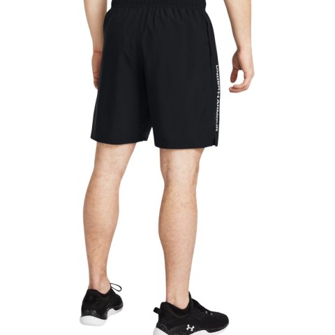 Spodenki męskie Under Aromur Tech Woven Wordmark czarne 1383356 001 Under Armour