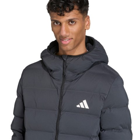 Kurtka męska adidas Helionic Climawarm Stretch Hooded Down czarna JN2114 M Adidas