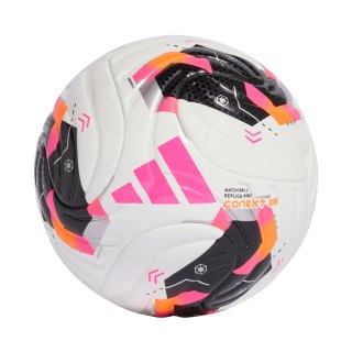 Piłka nożna adidas Conext 26 Mini biało-czarno-różowa KE5868 1 Adidas