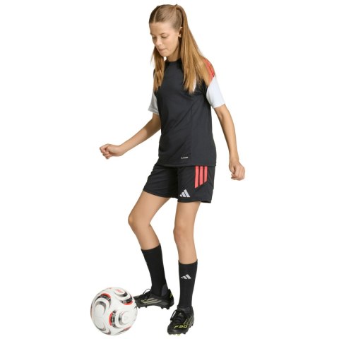 Spodenki dla dzieci adidas Tiro 26 League czarno-czerwone JY7148 152cm Adidas