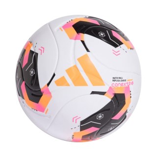 Piłka nożna adidas Conext 26 League biało-czarno-pomarańczowa KE5865 4 Adidas teamwear