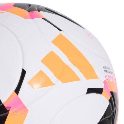 Piłka nożna adidas Conext 26 League biało-czarno-pomarańczowa KE5865 5 Adidas teamwear
