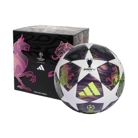 Piłka nożna adidas UCL 25/26 Final League Box fioletowo-biała JX9101 5 Adidas teamwear