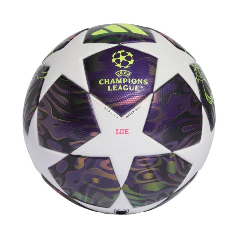 Piłka nożna adidas UCL 25/26 Final League Box fioletowo-biała JX9101 5 Adidas teamwear