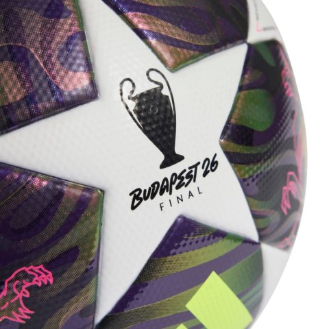Piłka nożna adidas UCL 25/26 Final League Box fioletowo-biała JX9101 5 Adidas teamwear