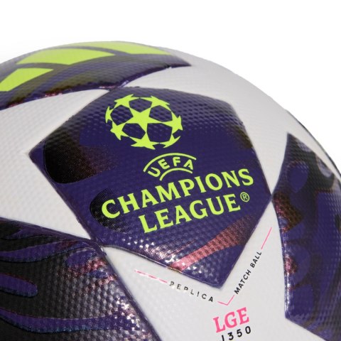 Piłka nożna adidas UCL 25/26 Final League J350 fioletowo-biała JX9098 4 Adidas teamwear
