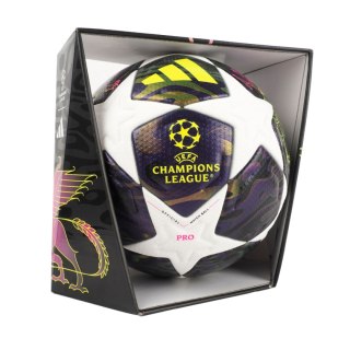 Piłka nożna adidas UCL 25/26 Final Pro fioletowo-biała JX9077 5 Adidas teamwear