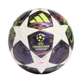 Piłka nożna adidas UCL 25/26 Final Pro fioletowo-biała JX9077 5 Adidas teamwear