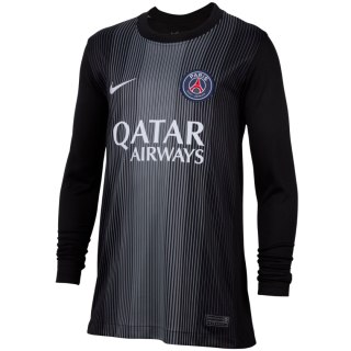 Koszulka dla dzieci Nike PSG Goalkeeper Stadium 2025/26 czarna HJ5267 010 L Nike