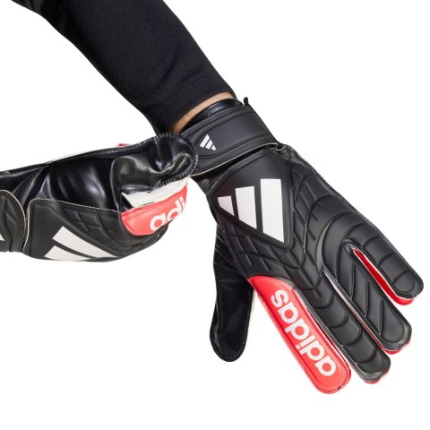Rękawice bramkarskie adidas Copa Club czarno-czerwone KA7805 12 Adidas teamwear