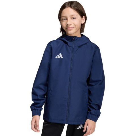 Kurtka dla dzieci adidas Entrada 26 All Weather granatowa JZ9103 128cm Adidas teamwear