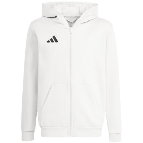Bluza dla dzieci adidas Entrada 26 Full Zip Hoodie biała KH1783 128cm Adidas teamwear