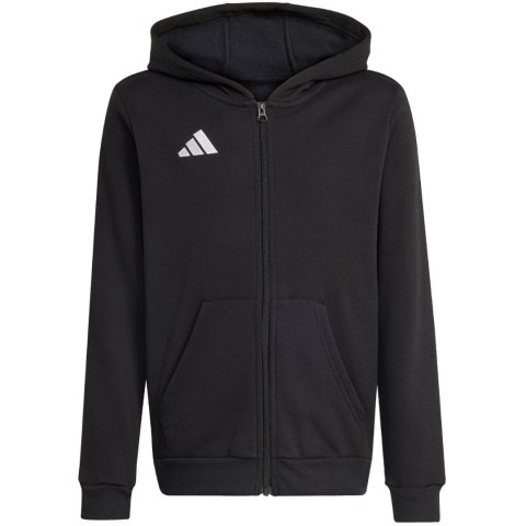 Bluza dla dzieci adidas Entrada 26 Full Zip Hoodie czarna KH1782 140cm Adidas teamwear