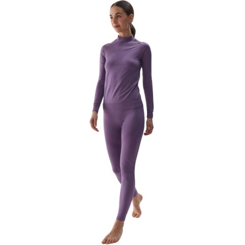 Bielizna termiczna bezszwowa damska 4F F156 fiolet 4FWAW24USEAF156 50S 4F Bielizna termiczna bezszwowa damska 4F F156 fiolet 4FWAW24USEAF156 50S 4F