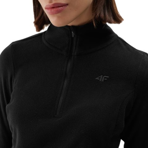 Bluza polarowa damska 4F F048 głęboka czerń 4FWAW24UFLEF048 20S 4F Bluza polarowa damska 4F F048 głęboka czerń 4FWAW24UFLEF048 20S 4F