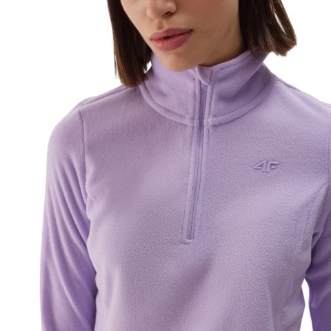 Bluza polarowa damska 4F F048 jasny fiolet 4FWAW24UFLEF048 52S 4F Bluza polarowa damska 4F F048 jasny fiolet 4FWAW24UFLEF048 52S 4F