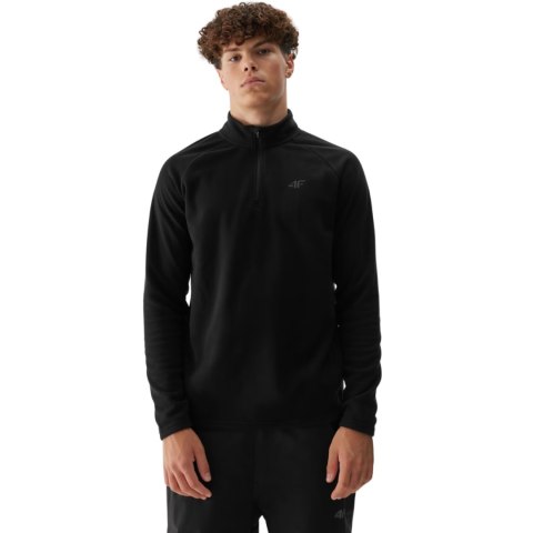 Bluza polarowa męska 4F M044 czarny 4FWAW24UFLEM044 21S 4F Bluza polarowa męska 4F M044 czarny 4FWAW24UFLEM044 21S 4F