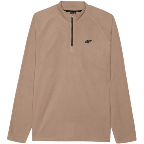 Bluza polarowa męska 4F M044 jasny brąz 4FWAW24UFLEM044 82S 4F Bluza polarowa męska 4F M044 jasny brąz 4FWAW24UFLEM044 82S 4F