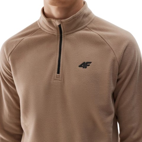 Bluza polarowa męska 4F M044 jasny brąz 4FWAW24UFLEM044 82S 4F Bluza polarowa męska 4F M044 jasny brąz 4FWAW24UFLEM044 82S 4F