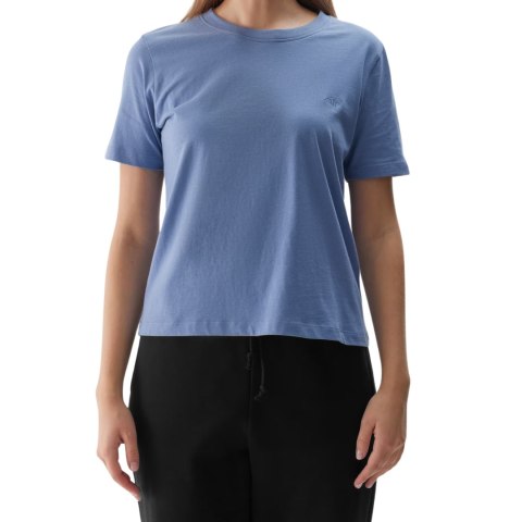 Koszulka damska 4F F1650 denim 4FWAW24TTSHF1650 32S 4F