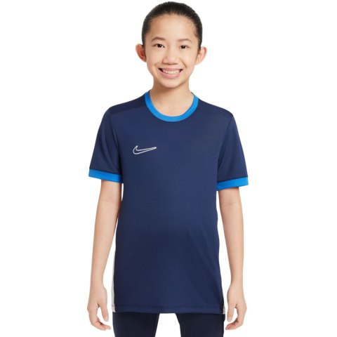 Koszulka dla dzieci Nike Dri-Fit Academy 25 SS granatowa FZ9758 410 Nike Team Koszulka dla dzieci Nike Dri-Fit Academy 25 SS granatowa FZ9758 410 Nike Team