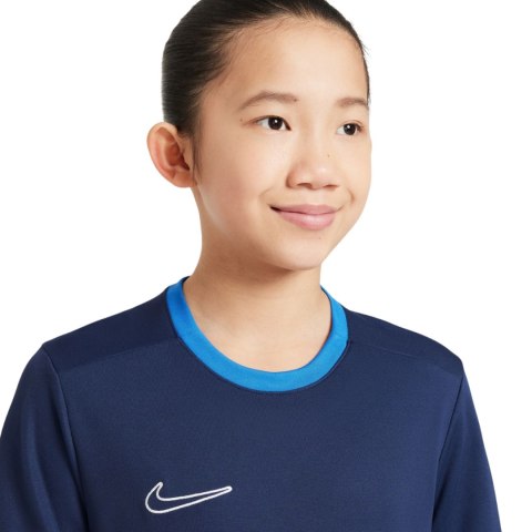 Koszulka dla dzieci Nike Dri-Fit Academy 25 SS granatowa FZ9758 410 Nike Team Koszulka dla dzieci Nike Dri-Fit Academy 25 SS granatowa FZ9758 410 Nike Team