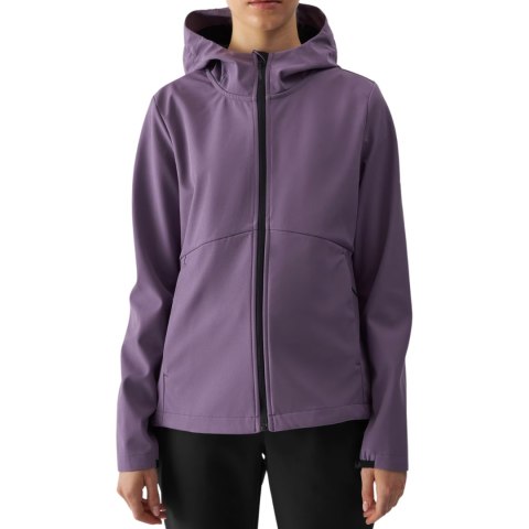 Kurtka damska softshell 4F F285 ciemny fiolet 4FWAW24TSOFF285 50S 4F