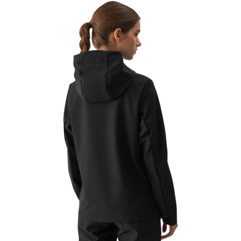 Kurtka damska softshell 4F F285 głęboka czerń 4FWAW24TSOFF285 20S 4F