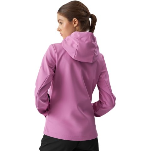 Kurtka damska softshell 4F F285 różowa 4FWAW24TSOFF285 54S 4F Kurtka damska softshell 4F F285 różowa 4FWAW24TSOFF285 54S 4F