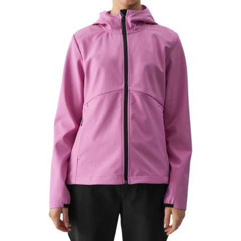 Kurtka damska softshell 4F F285 różowa 4FWAW24TSOFF285 54S 4F Kurtka damska softshell 4F F285 różowa 4FWAW24TSOFF285 54S 4F