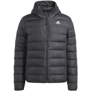 Kurtka męska adidas Essentials Light Down Hooded czarna HZ5723 Adidas