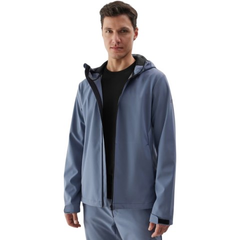 Kurtka męska softshell 4F M283 denim 4FWAW24TSOFM283 32S 4F Kurtka męska softshell 4F M283 denim 4FWAW24TSOFM283 32S 4F