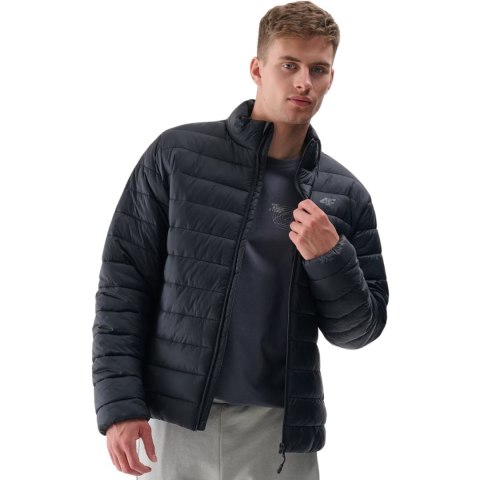 Kurtka puchowa męska 4F M483 głęboka czerń 4FWAW24TDJAM483 20S 4F Kurtka puchowa męska 4F M483 głęboka czerń 4FWAW24TDJAM483 20S 4F