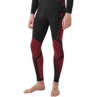 Legginsy termoaktywne męskie 4F M166 czerwone 4FWAW24USEAM166 62S 4F