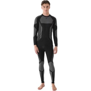 Legginsy termoaktywne męskie 4F M166 głęboka czerń 4FWAW24USEAM166 20S 4F