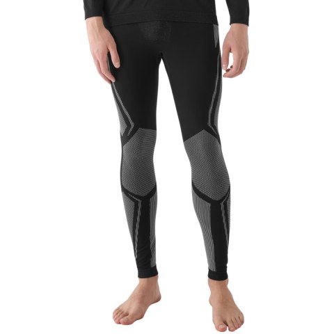 Legginsy termoaktywne męskie 4F M166 głęboka czerń 4FWAW24USEAM166 20S 4F Legginsy termoaktywne męskie 4F M166 głęboka czerń 4FWAW24USEAM166 20S 4F