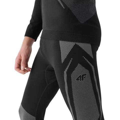 Legginsy termoaktywne męskie 4F M166 głęboka czerń 4FWAW24USEAM166 20S 4F Legginsy termoaktywne męskie 4F M166 głęboka czerń 4FWAW24USEAM166 20S 4F