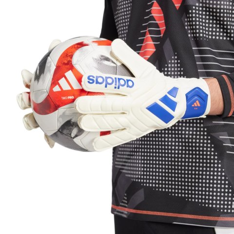 Rękawice bramkarskie adidas Copa Club Goalkeeper biało-niebieskie IX3835 Adidas teamwear Rękawice bramkarskie adidas Copa Club Goalkeeper biało-niebieskie IX3835 Adidas teamwear