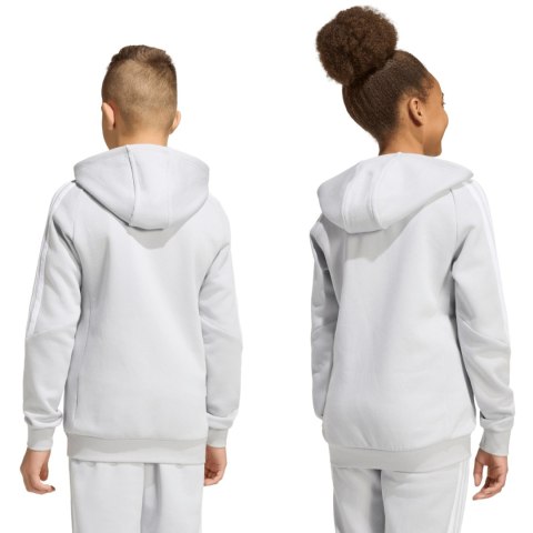 Bluza dla dzieci adidas Tiro 26 League Sweat Full Zip Hoodie szara KF3323 116cm Adidas teamwear